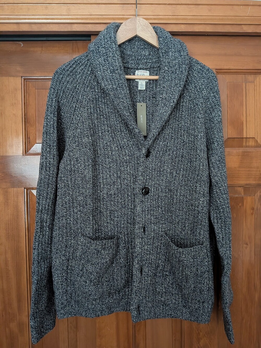 J Crew Shawl Collar Cardigan Sweater